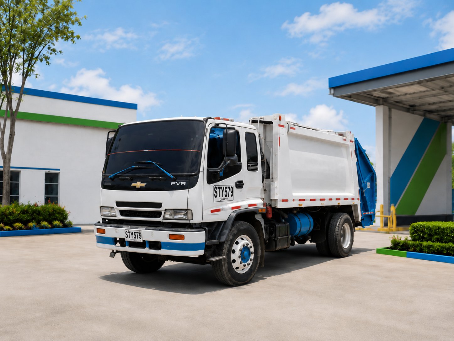 Chevrolet FVR con caja compactadora Fanalca F16 de GESTESER