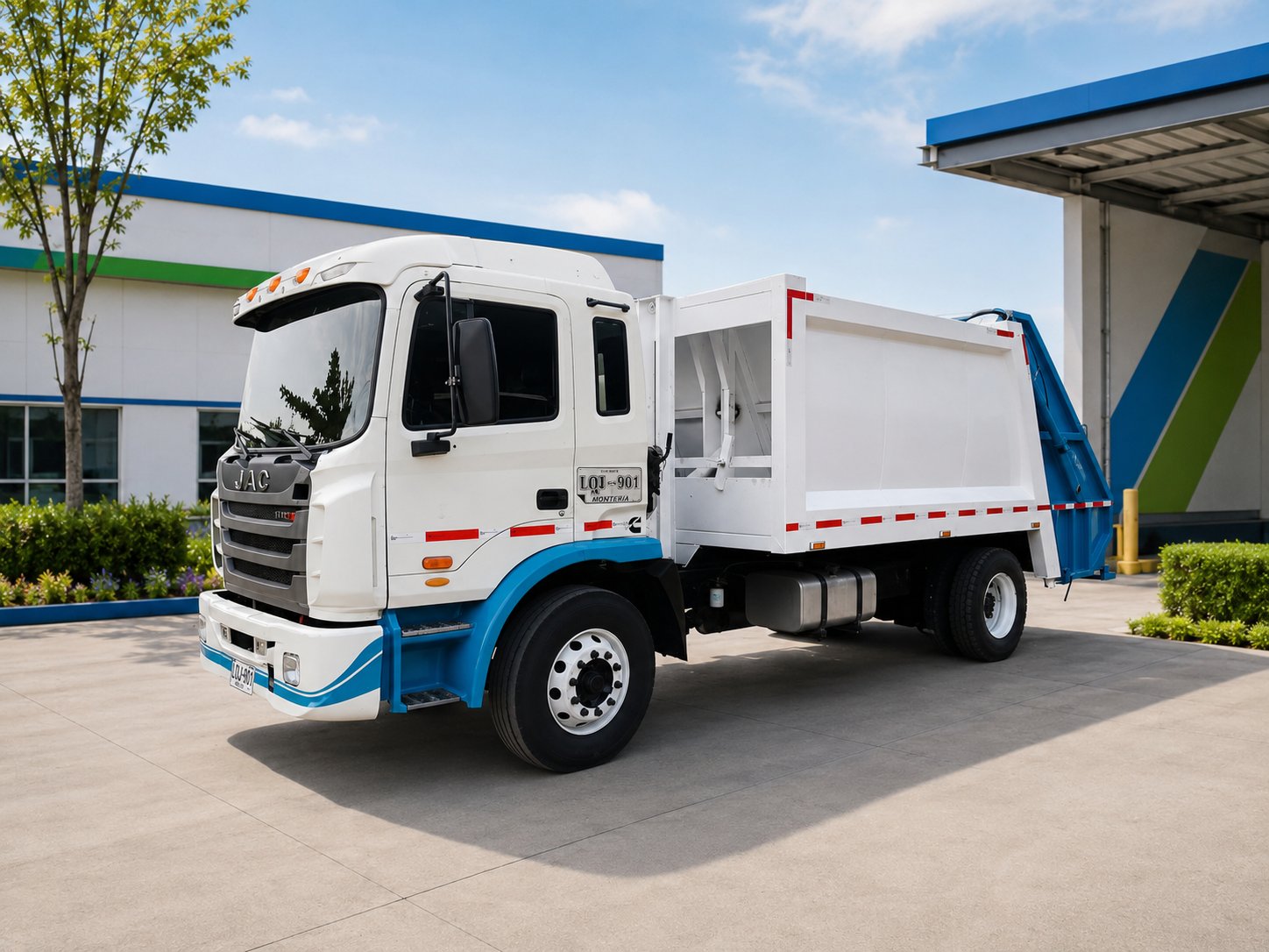 JAC HFC1171P3K3A53F con caja compactadora Bufalo 16Y3 de GESTESER